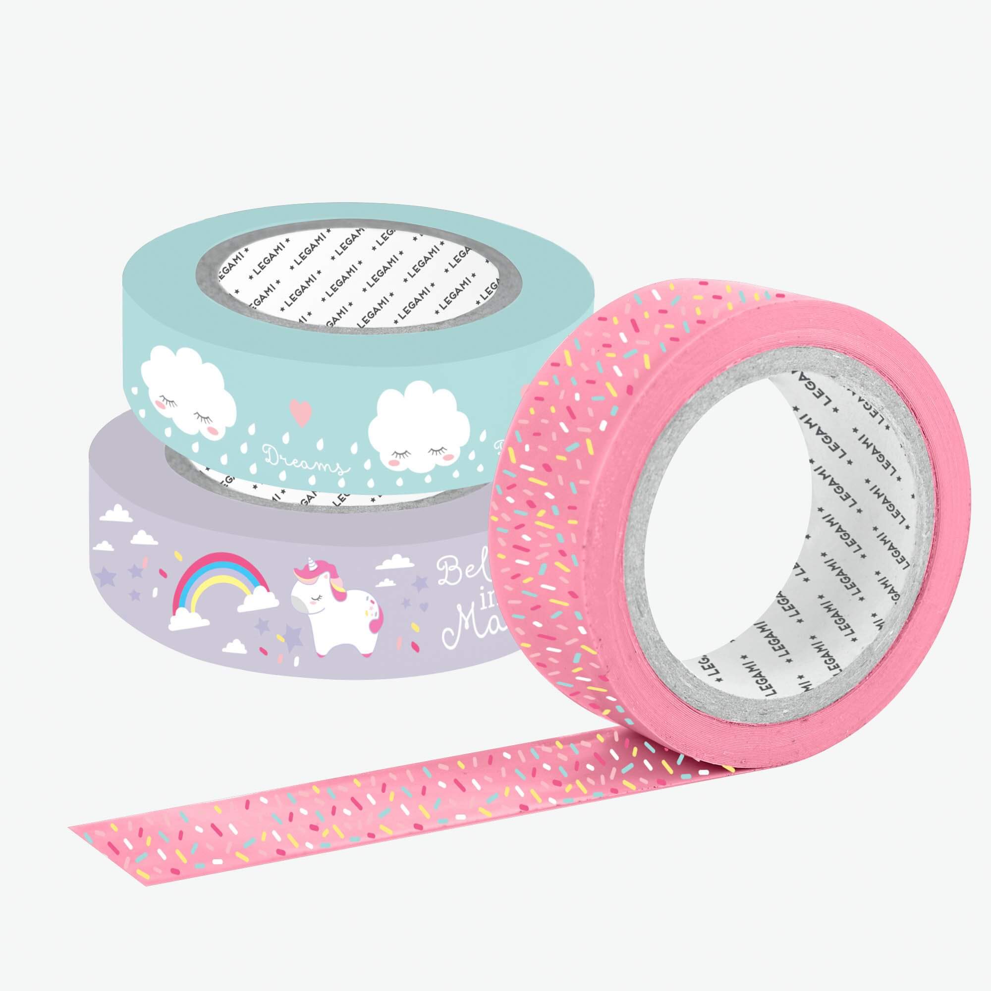 Tape by tape - Set de 3 rubans adhésifs en papier Legami